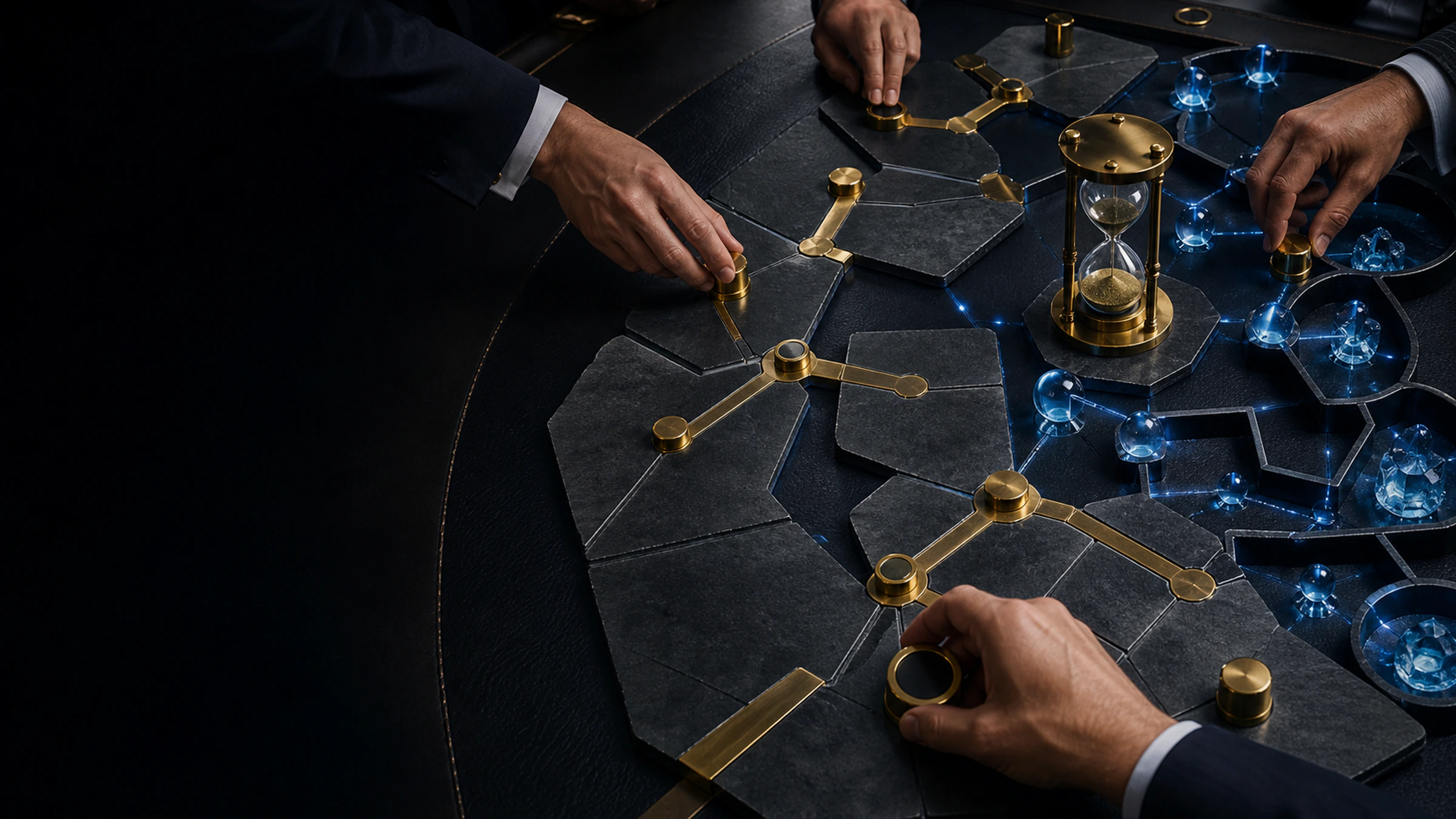 An executive cyber tabletop forcing sequenced decisions under realistic operational pressure.