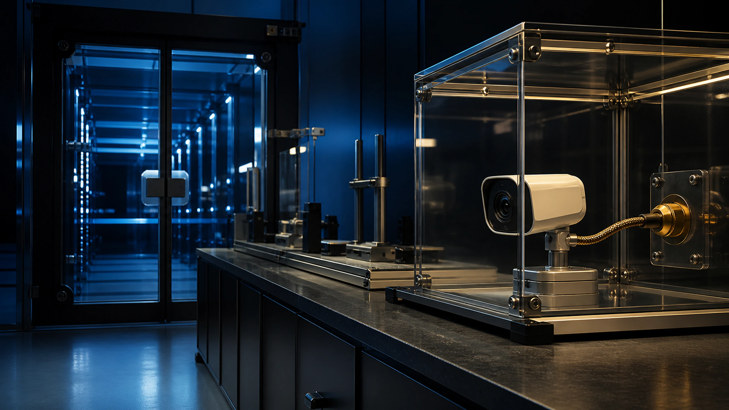 New connected security devices moving from quarantine through validation into earned network access.